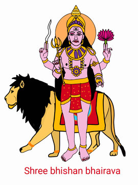 A beautiful illustration of indian gods and godesses