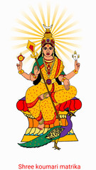 A beautiful illustration of indian gods and godesses