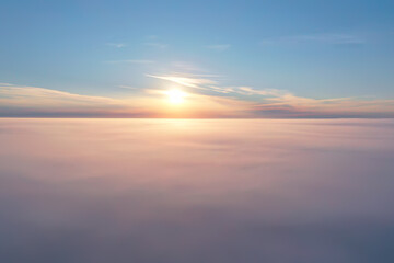 sunrise sky watercolor gradient colors, beautiful abstract nature wallpaper