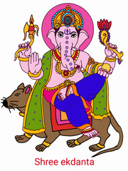 A beautiful illustration of indian gods and godesses