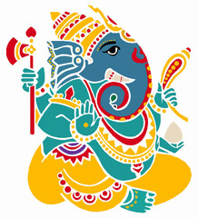 A beautiful illustration of indian gods and godesses