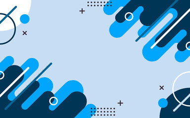 Vector abstract creative background with geometric style. Banner design template for social media and websites.