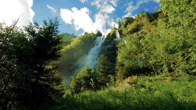 Nardis waterfalls Dolomites Italy - 5K