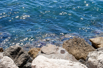 Rocky coast of Majorca island Spain