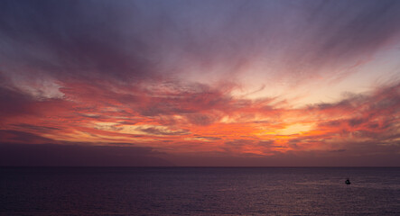Island sunset