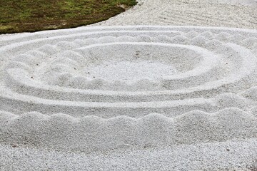 Fototapeta na wymiar Zen garden in Kyoto