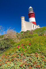 Cape Agulhas Ligthhose, Cape Agulhas, Agulhas National Park, Western Cape, South Africa, Africa