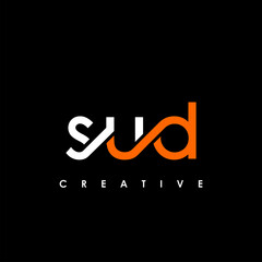 SUD Letter Initial Logo Design Template Vector Illustration