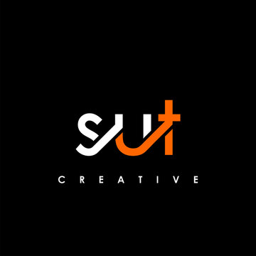 SUT Letter Initial Logo Design Template Vector Illustration