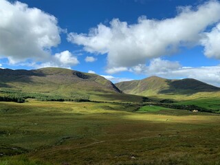 landscape with clouds