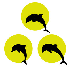 Sun dolphin logo