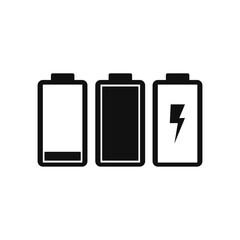 Battery icon vector graphics