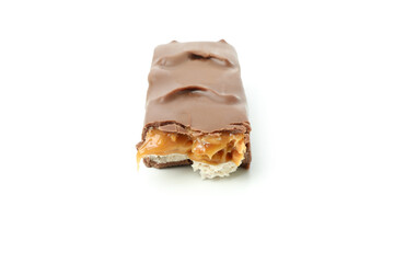Tasty candy bar isolated on white background