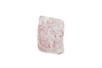 Delicious turkish delight isolated on white background
