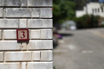 sign on the street