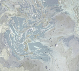 Grey plaster liquid texture. Abstract background.