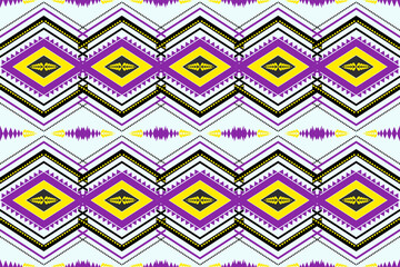 Vector abstract ethnic geometric pattern design for background or wallpaper.