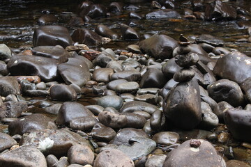stones on the beach