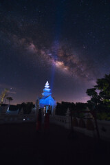 Milky Way and art in Thai temples