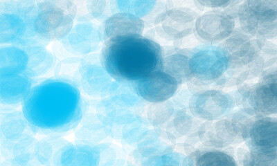 bubbles in water blue bokeh texture paper brush background wallpaper illustration