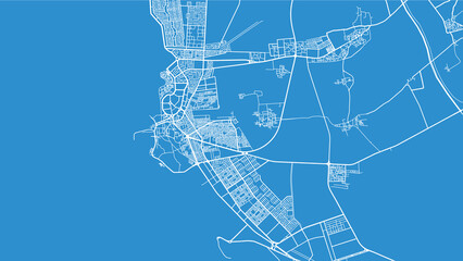 Urban vector city map of jaxan, Saudi Arabia, Middle East