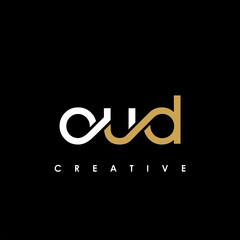 OUD Letter Initial Logo Design Template Vector Illustration