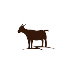 logo design goat, sheep, animal, icon, vector, symbol can be used background, banner for eid al adha