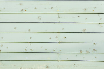 Wall of the nostalgic grain of wood of the light blue.  水色のレトロな木目の壁