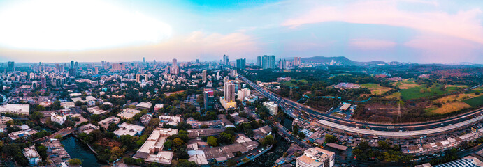 Goregaon is a suburb of Mumbai city, in the Mumbai Suburban district of India. 