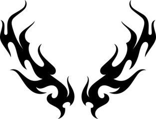 174-Fire Tribal-57(Wing Type)