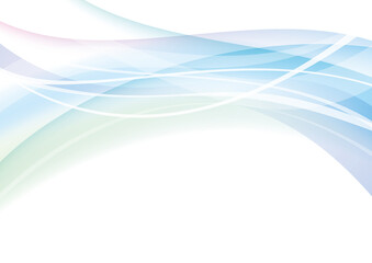 ブルー系ウェーブの背景