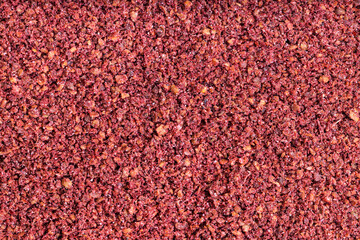 background - red ground sumac spice