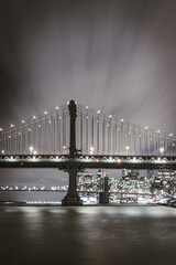 Fototapeta premium night city skyline