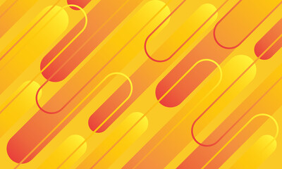 Abstract yellow red curve line geometric speed dynamic pattern design modern futuristic background vector illustration.