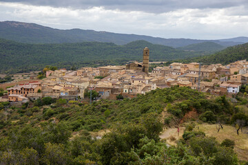 Fototapeta na wymiar Aguero village, Huesca, Aragon, Spain