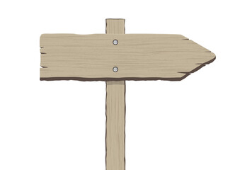 Retro vintage gray wooden plank sign board vector illustration