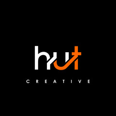 HUT Letter Initial Logo Design Template Vector Illustration