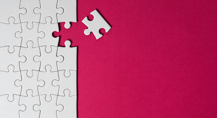 Jigsaw Puzzle Last Piece Concept