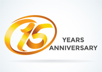 15years Anniversary celebration logo