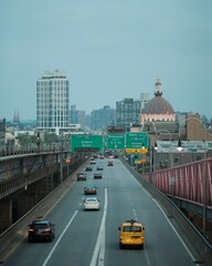 View of Williamsburg from the Williamsburg Bridge, in Brooklyn, New York City
