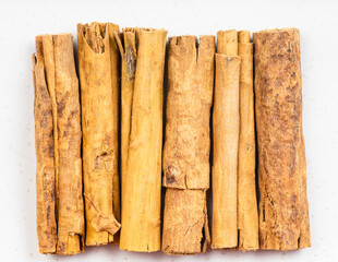 top view of sticks of continental ceylon cinnamon