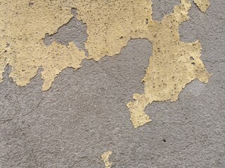 Abgepelte Wand
