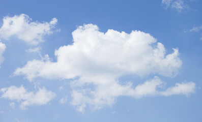 blue sky with white clouds
