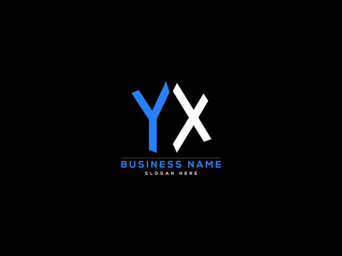 YX Letter Logo, yx logo image vector for business