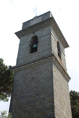Obraz premium Campanile in pietra arenaria di Campiglia di La Spezia