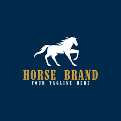 horse logo vector design logo template
