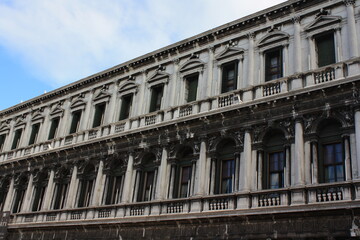 Venice city architecture down town view sea