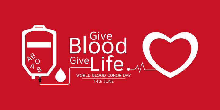 World Blood Donor Day. vector illustration design