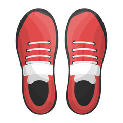 Breathable Mesh Sneakers Concept,  Beach Quick Dry Running Shoes Vector Icon Design, Summer Spring activities Symbol, Hot Weather Sign, Warmest Season Elements Stock illustration