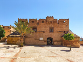 old castle in the city